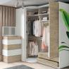 Armario rincón 1 Puerta Corredera y 2 Plegables a medida